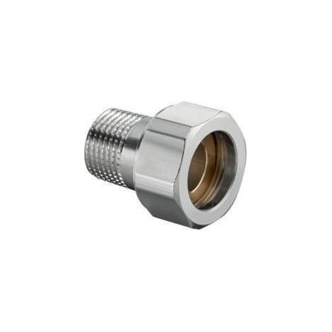 OVENTROP Verschraubung DN 15, R 1/2 AG / ÜM G 3/4 IG, flachdichtend zum Heizkörper, 1019394 (1/5)