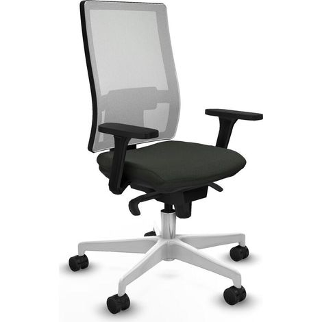Piqueras y Crespo Horna Silla de oficina negra ajustable (1/3)