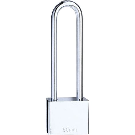 Cadenas à clé Cadenas Robuste à anse longue avec 4 clés, cadenas Sécurité Etanche Exterieur pour entrepôt, garage, jardin, Clôtures-30mm (1/5)