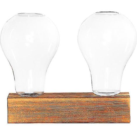 Bouteille en verre et bois pour le rangement