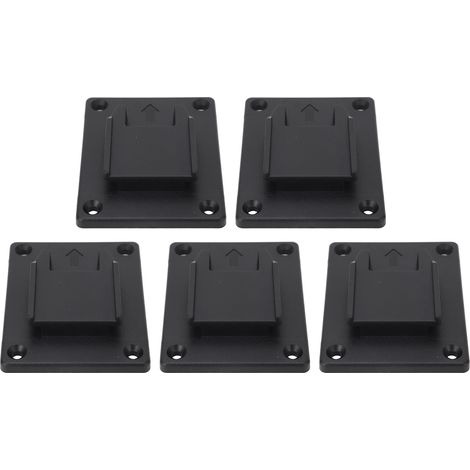 Cinq jeux de bases de porte-outils à batterie lithium compatibles avec les outils à batterie lithium Dewalt 14,4 V/18 V/20 V et Milwaukee M18 18 V (1/5)