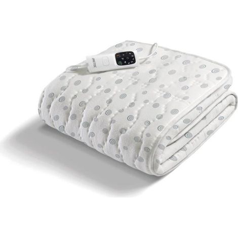Surmatelas Chauffant - Imetec - 1 Place Adapto, 150x80cm - 6 Températures - 100% Coton Chauffage Rapide - Température Constant (1/5)