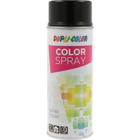 DUPLI-COLOR Kunstharzlackspray, schwarz glänzend, 400 ml (1/3)