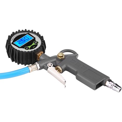 Manomètre numérique pour pneu de voiture - Testeur de pression d'air gonfleur (1/5)