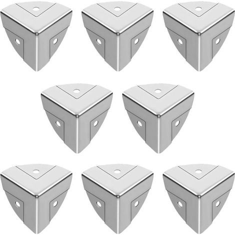Lot de 8 protections d'angle galvanisées à trois côtés pour appareil photo (1/5)
