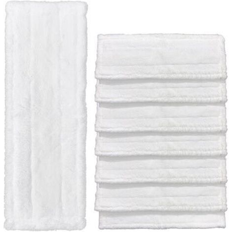 Lot de 8 Bonnette Nettoyeur Vapeur Pour Karcher Easy Fix SC2, SC3, SC4 Bonnettes Lingettes de Rechange Chiffons en Microfibre Lingettes Remplacement pour le Nettoyeur à Vapeur Serpillere Balai Vapeur