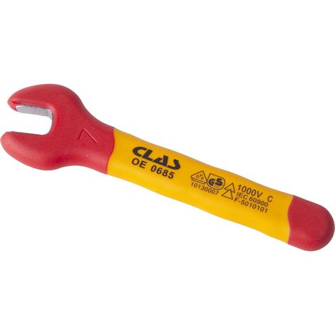 Clé plate isolée 7mm - OE 0685 - CLAS Equipements