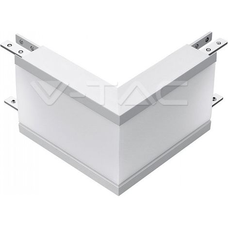 Conector LED empotrado Samsung Chip lineal en forma de L V-TAC de 12 W, blanco natural (1/3)