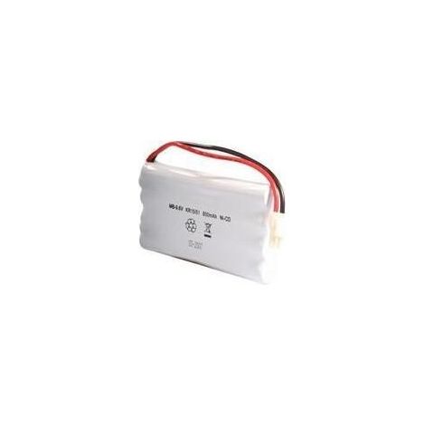 Somfy – Batterie de secours 9,6V 1600mAh pour motorisation de portail – Rechargeable en 48h – Autonomie 20 cycles – Connecteur embrochable surmoulé