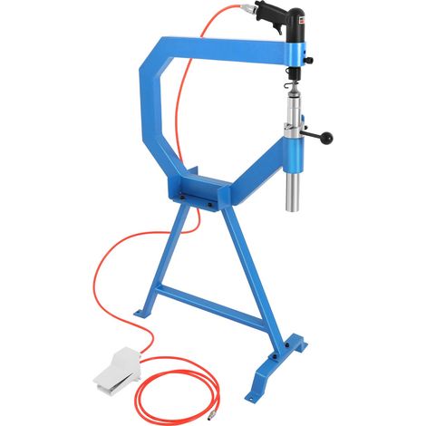 Marteau pneumatique de polissage et de lissage de 4", 875-1350 tr/min, outil de pliage pour la vulcanisation, marteau pneumatique, machine de formage de tôle avec enclume de 1''/2''/3'' (1/5)