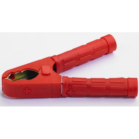 PINZA CAVI BATTERIA MAURER 500A Ax7 ROSSA