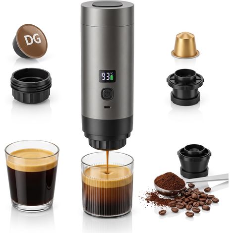Machine à Café Portable, Mini Cafetière Camping et Voyage (1/5)