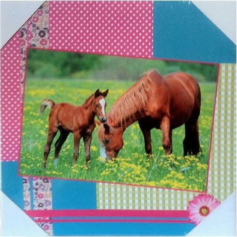 Cadre en toile cheval