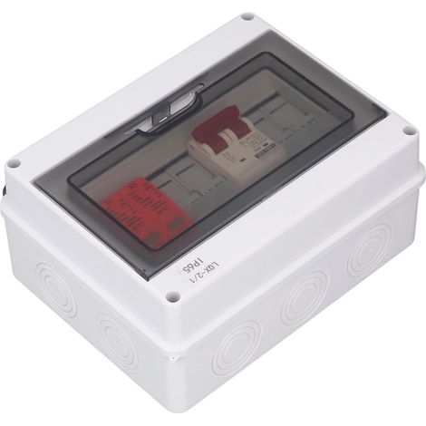 Boîte de combinaison solaire DC 500V 63A pour panneaux photovoltaïques, coffret de raccordement étanche, répartiteur de courant 2 entrées, protection circuit, usage extérieur, boîtier de jonction rési (1/5)