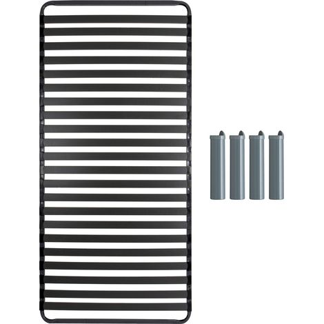 TITANIUM 22 - Pack Sommier 22 Lattes 90x190cm + 4 Pieds (1/3)