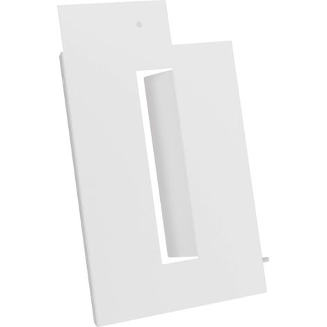 DECOCLIM - Lot de 2 joues latérales en alu pour extension hauteur blanc taille L - DECOCLIM-23AL9010-JLATP (1/2)
