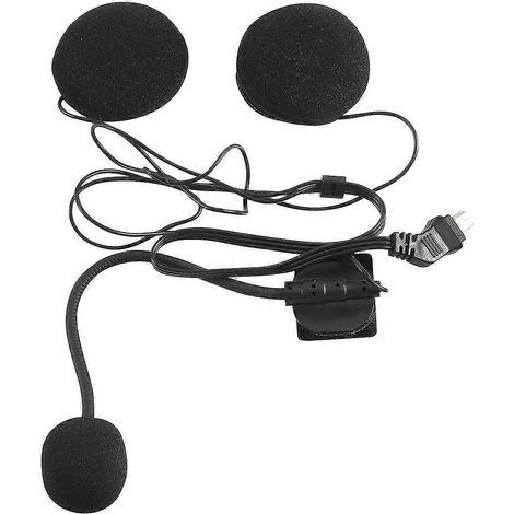 Accessoires pour casque de moto : casque Bluetooth avec microphone et haut-parleur, compatible avec les casques demi-jet (1/5)
