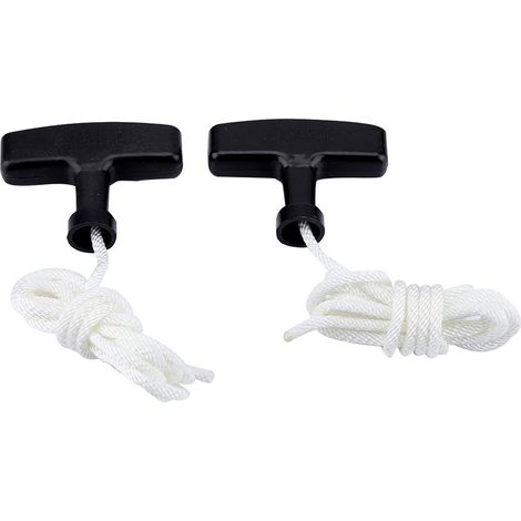 Paquet de 2 Corde de recul pour tondeuse à gazon, tondeuse, démarreur de recul, forte résistance pour tondeuse à gazon, tronçonneuse, tondeuse (1/5)