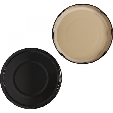 Capsule mm.110 Tappi Twist Off Neri pz.5 Coperchi Per Barattoli Vetro Grandi (1/3)