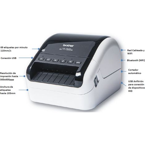 Imprimante photo Brother QL-1110NWBC