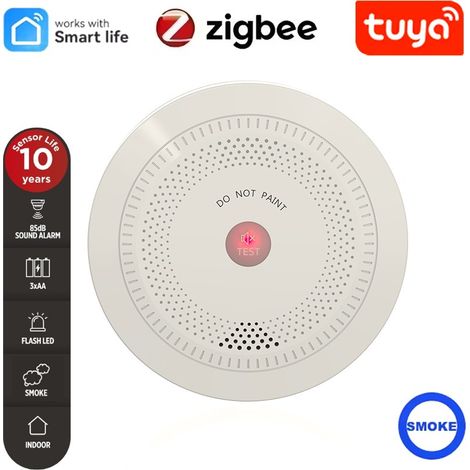 Tuya Rilevatore di Fumo Fotoelettrico Smart Zigbee
