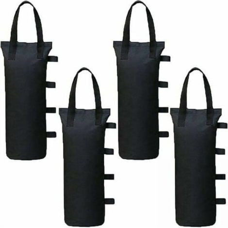 Lot de 4 Sac de lestage, Tissu Oxford 600D, Capacité 10kg, Pour tonnelle, parasol, tente