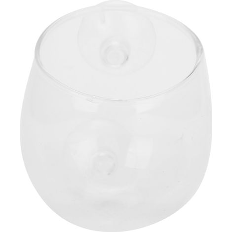 Pot De Plantation En Verre Transparent Pour Aquarium Avec Ventouse - Décoration Herbier Aquatique - Accessoire Résistant - Lot De 1 (1/5)