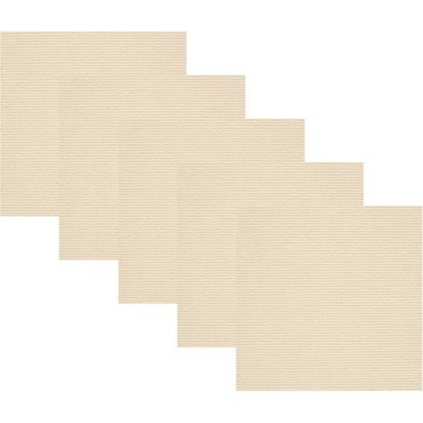 Selbstklebende Teppichfliesen 30x30cm – Einfach zu verlegende Fußmatten, cremeweiß (1/5)