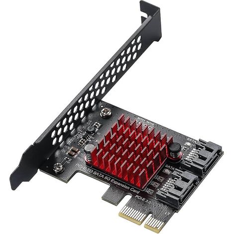 PCIE Gen3 Full Speed auf SATA 3.0 Erweiterungskarte PCIE x1 Full Speed auf 2 SATA