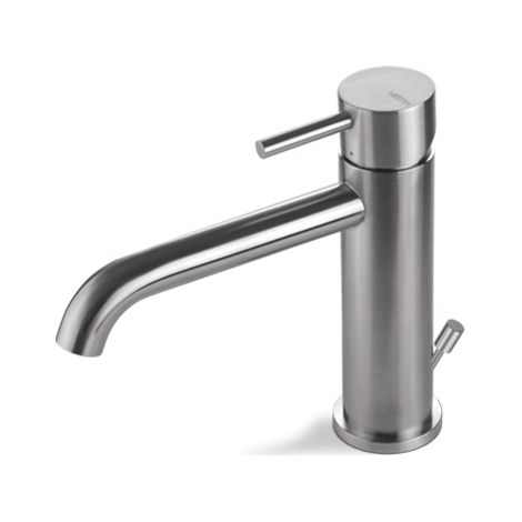 Mix lavabo tiber steel acciaio inox acciaio asi 304 con scarico