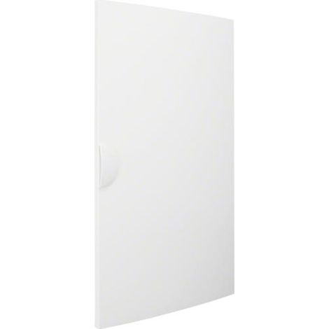 Hager – Porte de coffret électrique blanche 355x625 mm – Compatible jusqu'à 18 modules en 4 rangées – Construction durable – Verrou optionnel (1/5)