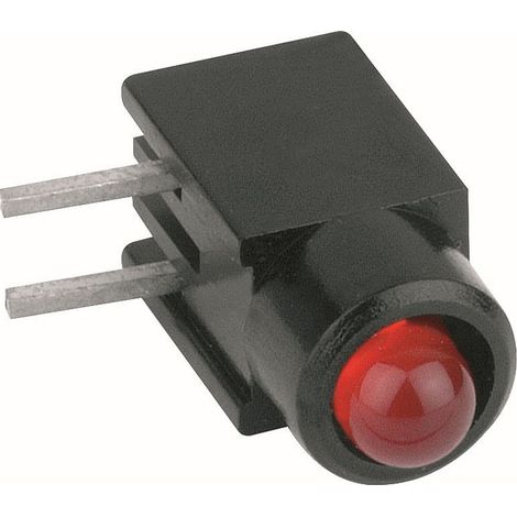 Mentor Einzel LED-Anzeige THT 2817.8031 Grün 3 mm 20 mcd 40 ° 20 mA 2.1 V 24.8 mm -40 °C 85 °C