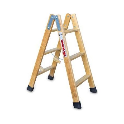 FARAONE escalera madera 3+3 peldaños 60 mobel , escalera madera 3+3 peldaños 60 mobel