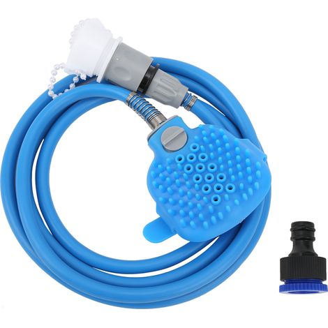 Accessoires de bain pour animaux : sangles réglables, arroseurs de bain fins et flexibles adaptés aux chiens (1/5)