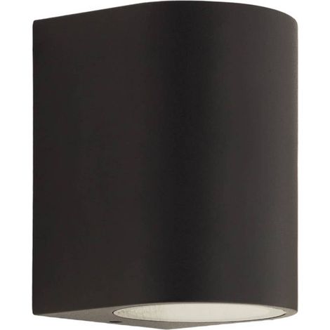 PRIOS Lámpara de pared exterior 'Tetje' en Negro Aluminio (1/5)