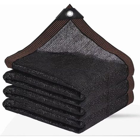 Malla de sombreo de 2x2 m，con protección UV del 75%，vela de sombra para invernadero con efecto cortavientos，adecuada para cubrir plantas (1/4)