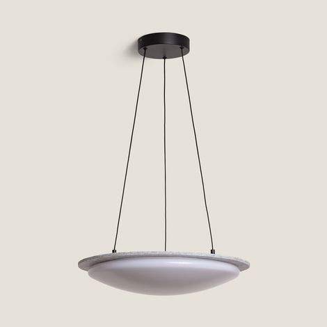 LED-Pendelleuchte 24W Filz CCT Wählbar Lezhan Grau