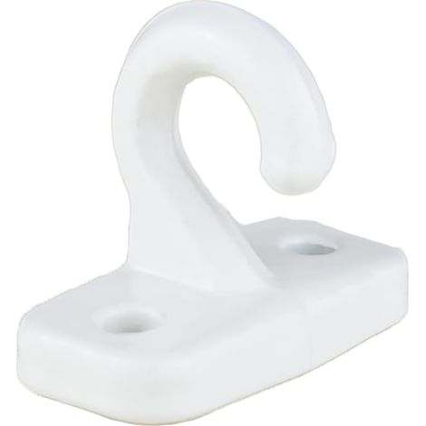GANCIO PER BRACCETTI TENDA DA SOLE A CADUTA colore bianco
