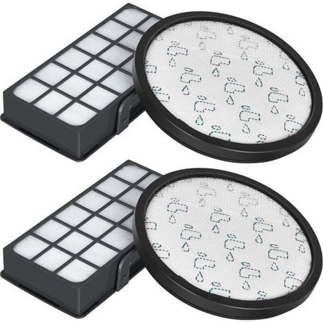 Filtri HEPA per aspirapolvere ciclonici Rowenta X-Trem Power Cyclonic RO6984EA RO6941EA RO6963EA RO6921EA RO6971EA RO6993EA (modello RO69XX), accessori filtro di ricambio ZR006001 (confezione da 2) (1/5)