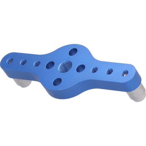 Gabarit de perçage pour tourillons, en alliage d'aluminium anodisé, précis et rapide, à centrage automatique, kit pour le travail du bois et le bricolage. (1/5)