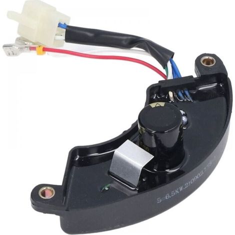 Régulateur de Tension de Générateur AVR Universel pour Générateur à Essence Monophasé 5-6.5KW, Régulateur de Tension de Pièces de Générateur de Style Demi-Lune (1/4)