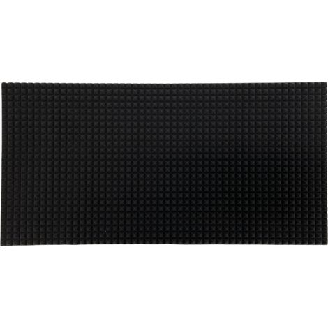 Pannelli piramidali 3 Cm 100x50x3 Cm - Non ignifughi fonoassorbenti insonorizzanti piramidale per correzione audio in poliuretano isolamento acustico dj