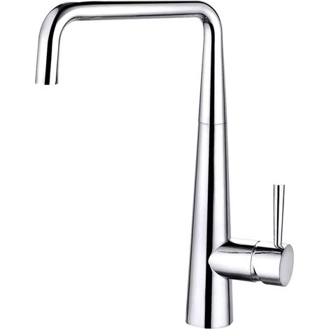 Nuie Roshni Kitchen Sink Mixer Tap Single Lever Handle - Chrome (1/2)