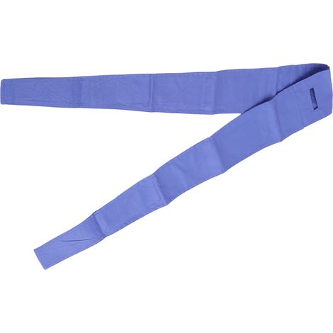 Sangle de lit bleu coton 65,4 pouces réutilisable douce renforcée double couche contention médicale hôpital (1/5)