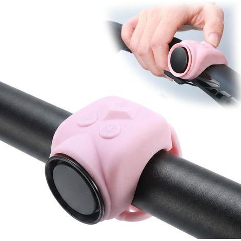 Klaxon de vélo d'une puissance de 120 décibels, sonnette pour vélos électriques, étanche, rechargeable via USB-C (1/5)