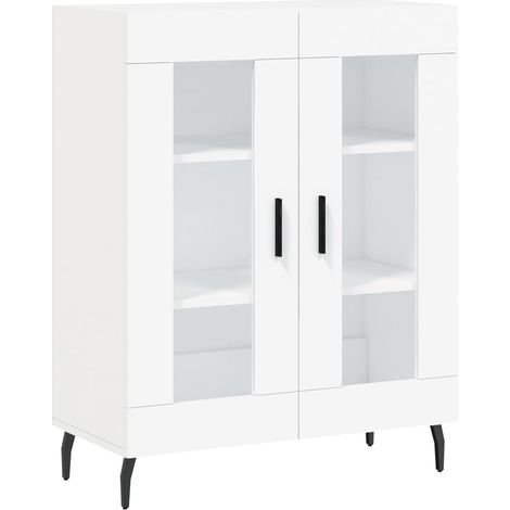 Credenza buffet cassettiera mobile contenitore organizer cucina soggiorno soggiorno 69,5 x 34 x 90 cm derivati del legno bianco 020030446