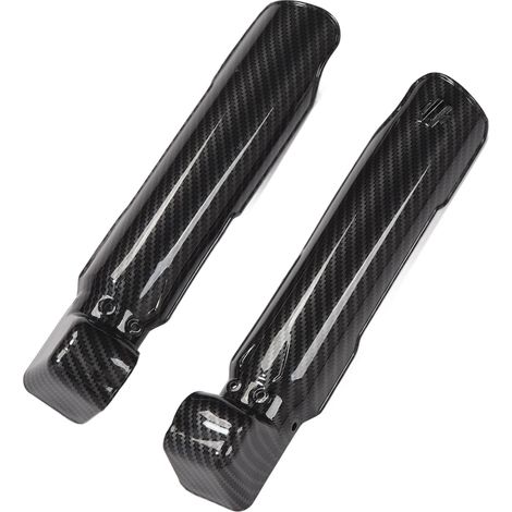Satz mit 2 Stoßdämpferschutzkappen aus Kohlefaser für SurRon Light Bee XS Motorradgabeln (1/5)
