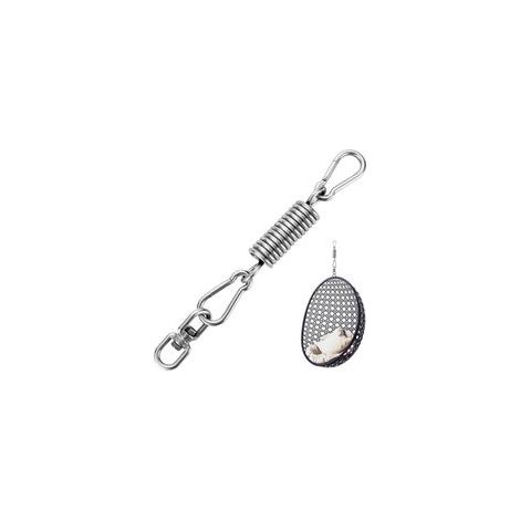 Ressort oscillant pour chaise suspendue, 2 mousquetons, crochet 360°, capacité 250 kg – (1/5)
