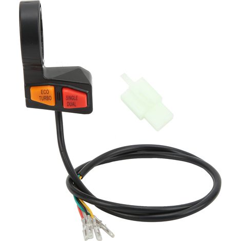 Lenkerschalter, niedrige Geschwindigkeit, Einzel-, Doppelantrieb, umweltfreundlicher Turbomodus für ATV, Roller, Elektromotorrad (1/5)