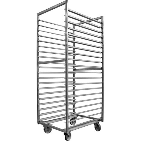 Chariot de Stockage Inox 800 x 600 mm sans Frein - L2G (1/2)